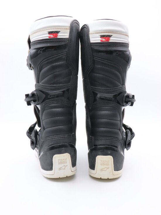 Alpinestars Youth Tech 3s Mens 7 Motocross Dirt Bike Offroad Boots Black/White main image 11